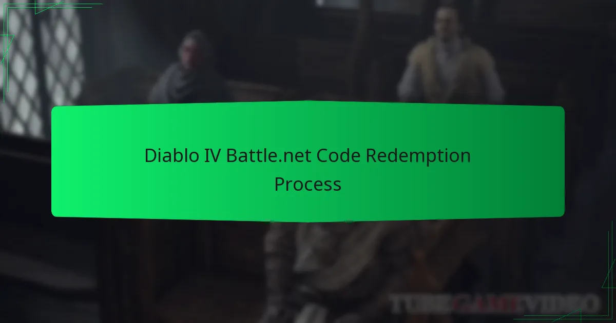 Diablo IV Battle.net Code Redemption Process