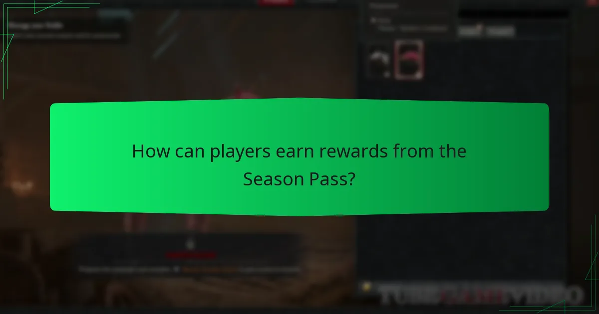 How can players earn rewards from the Season Pass?