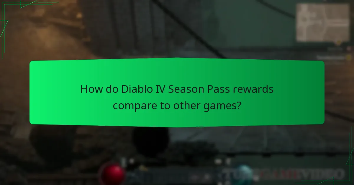 How do players unlock rewards in the Diablo IV Season Pass?
