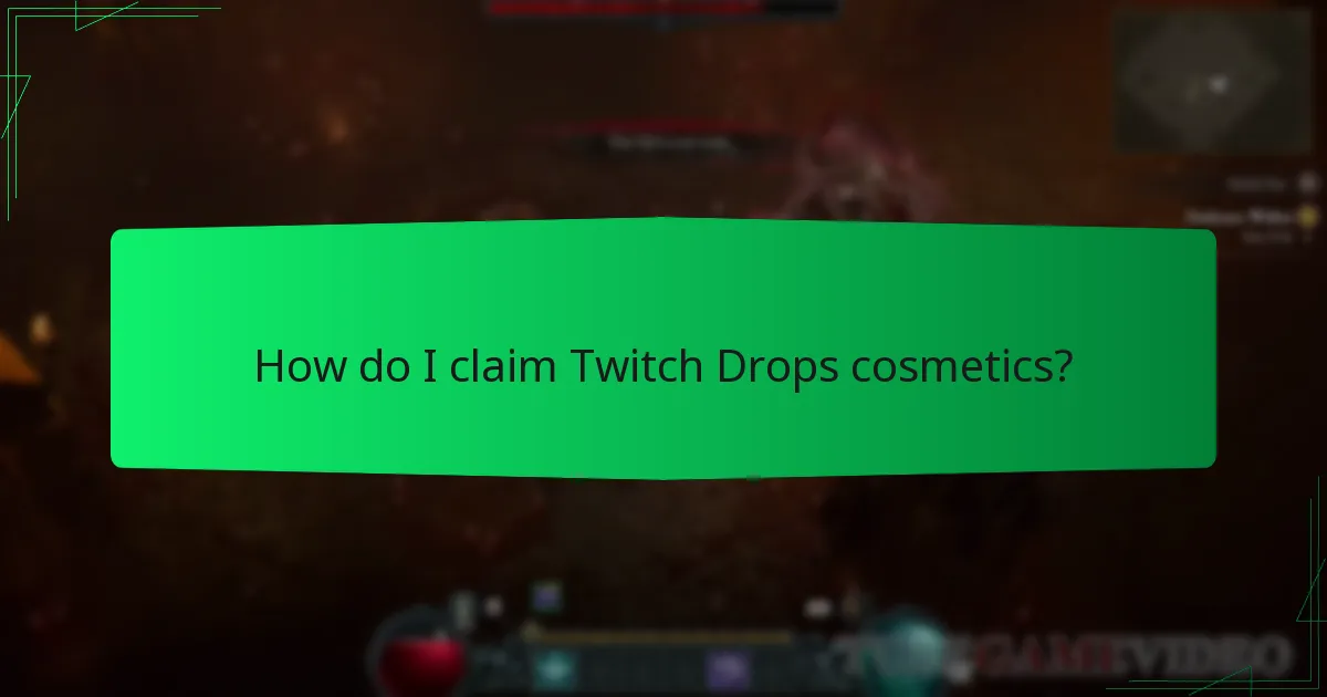 Which cosmetics are available through Twitch Drops?