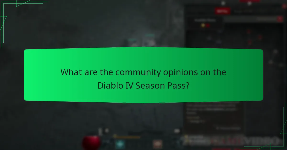 How does the Season Pass impact gameplay in Diablo IV?
