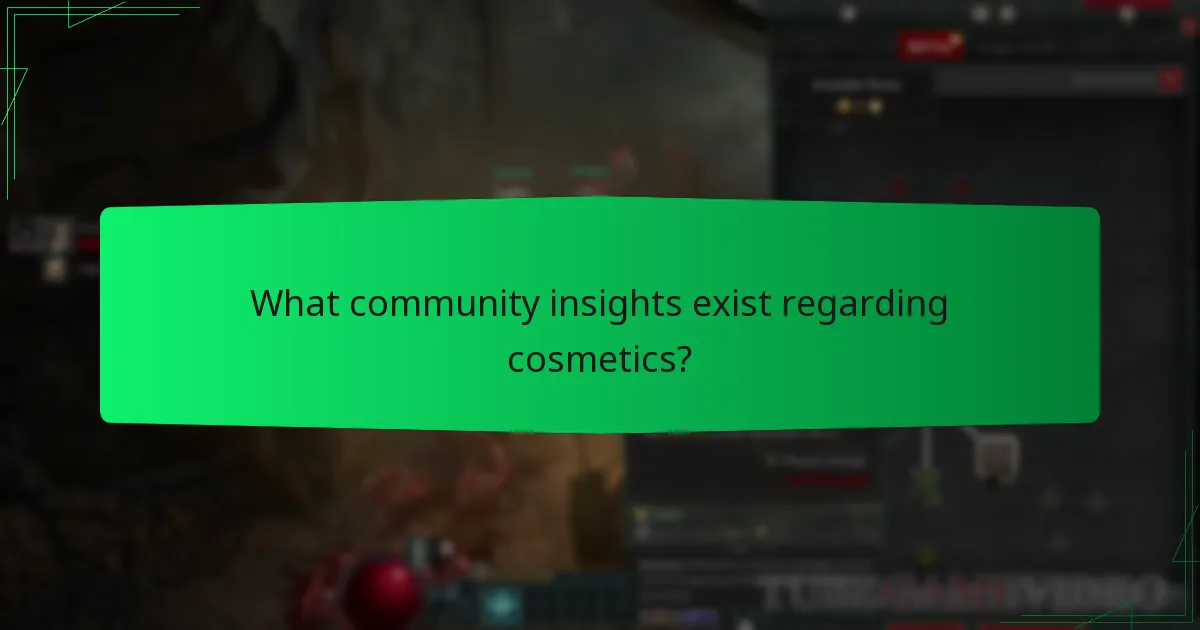 How do different cosmetics compare in Diablo IV?