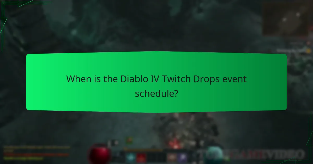 Which streamers are participating in the Diablo IV Twitch Drops?